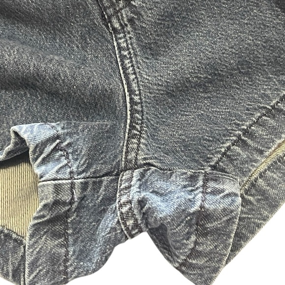 Universal Thread Denim Long Sleeve Romper Size 4 - Picture 10 of 14